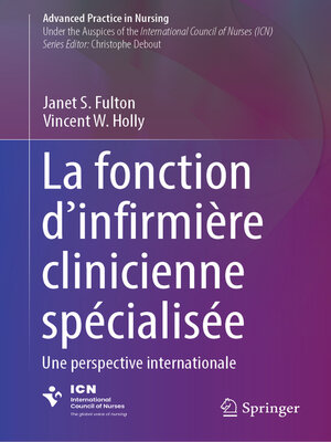 cover image of La fonction d'infirmière clinicienne spécialisée